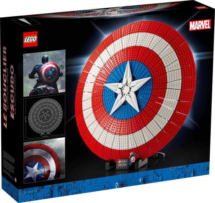 LEGO 76262 Marvel Captain America's Shield Avengers Set