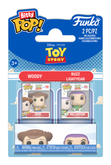 Toy Story Woody Buzz Bitty Pop