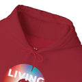 'Living at 33rpm' Men's Hoodie, in display