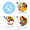 Melissa & Doug Sticker WOW! Pad and Stamp Dinosaur
