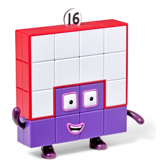 Numberblocks Friends Fifteen and Sixteen, front detail