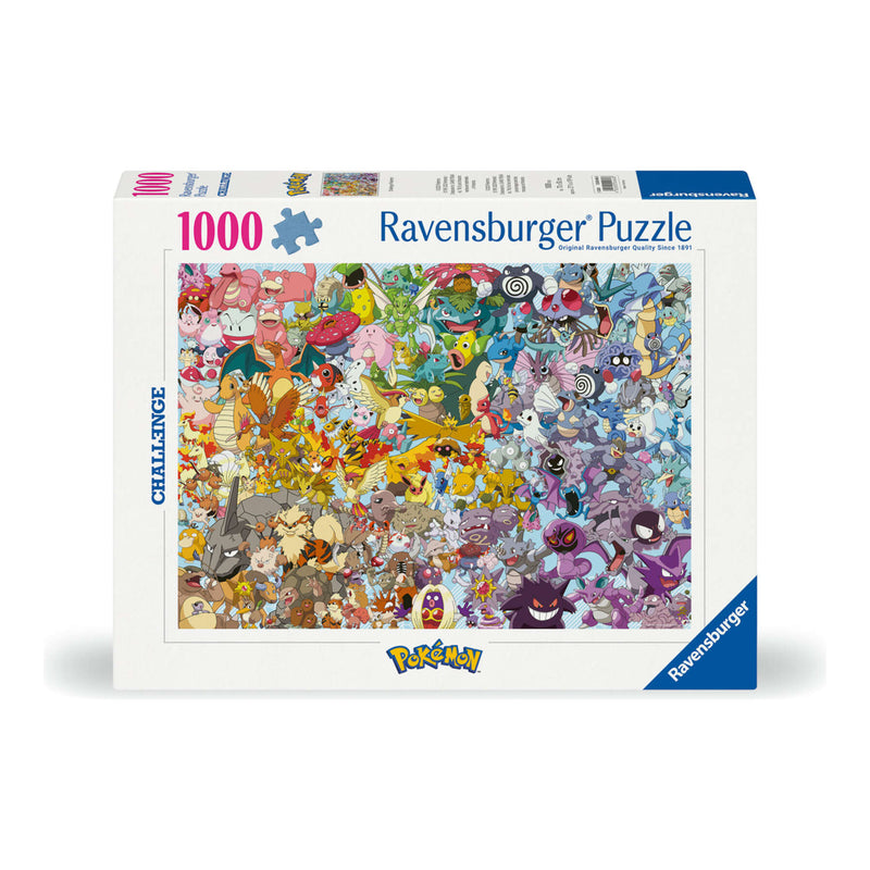 Challenge Pokemon 1000 Piece Jigsaw Puzzle