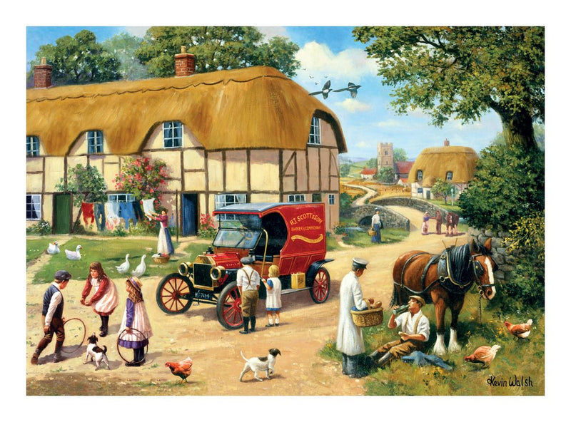 Nostalgia Collection: Baker in the Village 1000 Piece Jigsaw Puzzle - Image