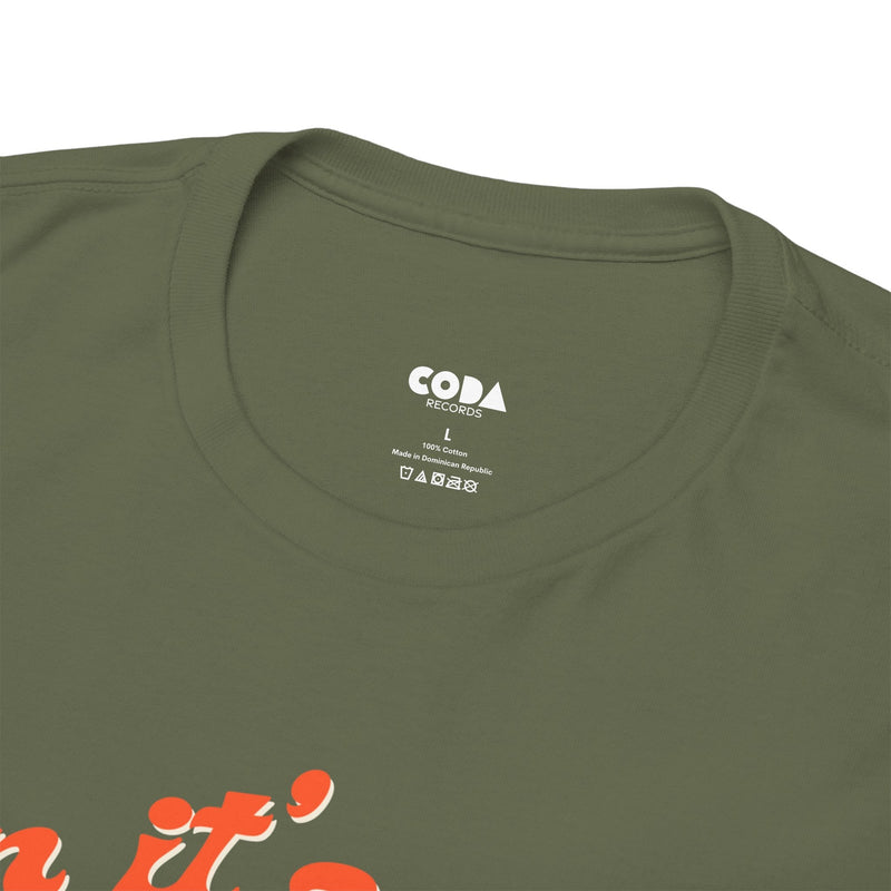 'If It’s Nice, Play It Twice' Vinyl T-Shirt, showing reverse