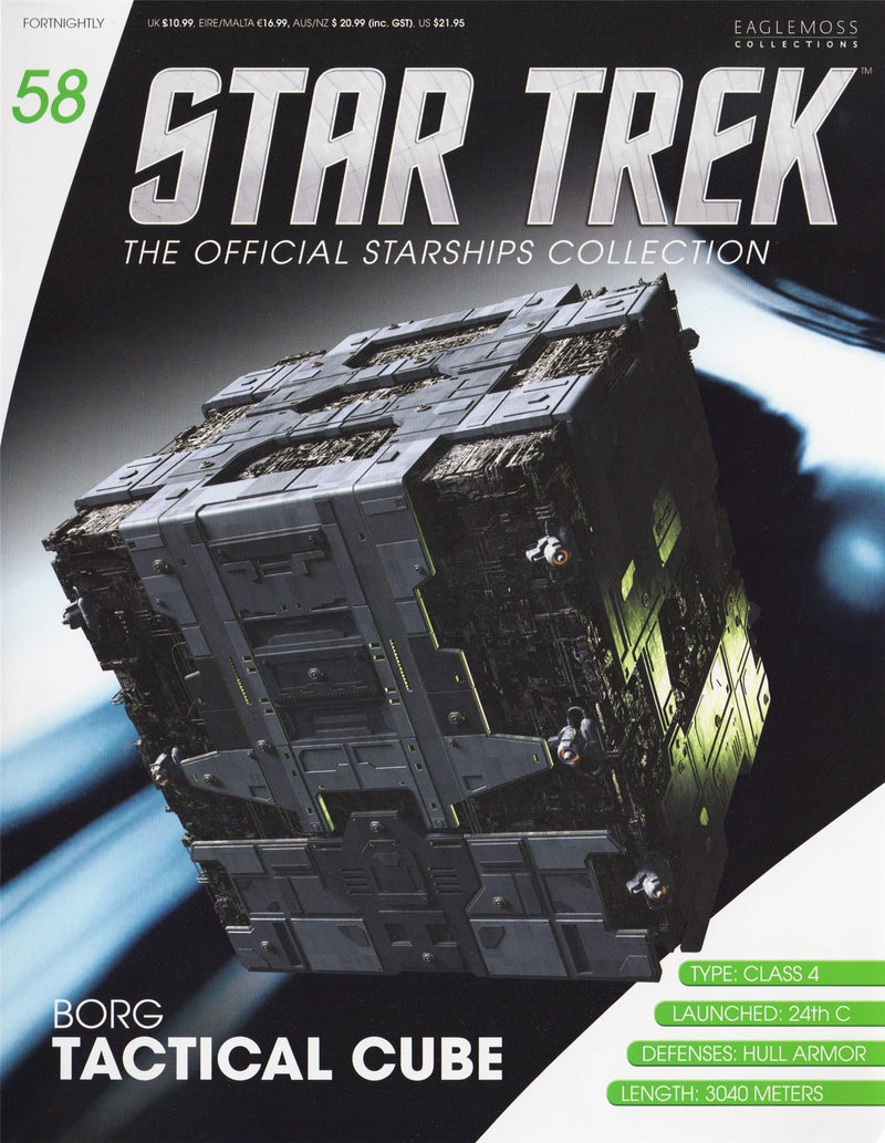 Borg Tactical Cube Model Die Cast Ship (Eaglemoss / Star Trek), close-up detail