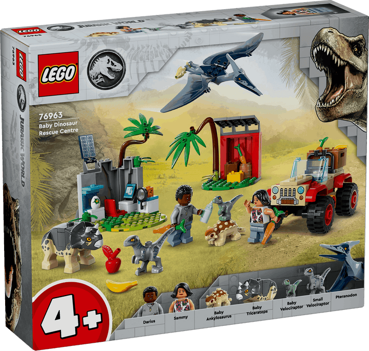 Lego Jurassic World 76963 Baby Dinosaur Rescue Center