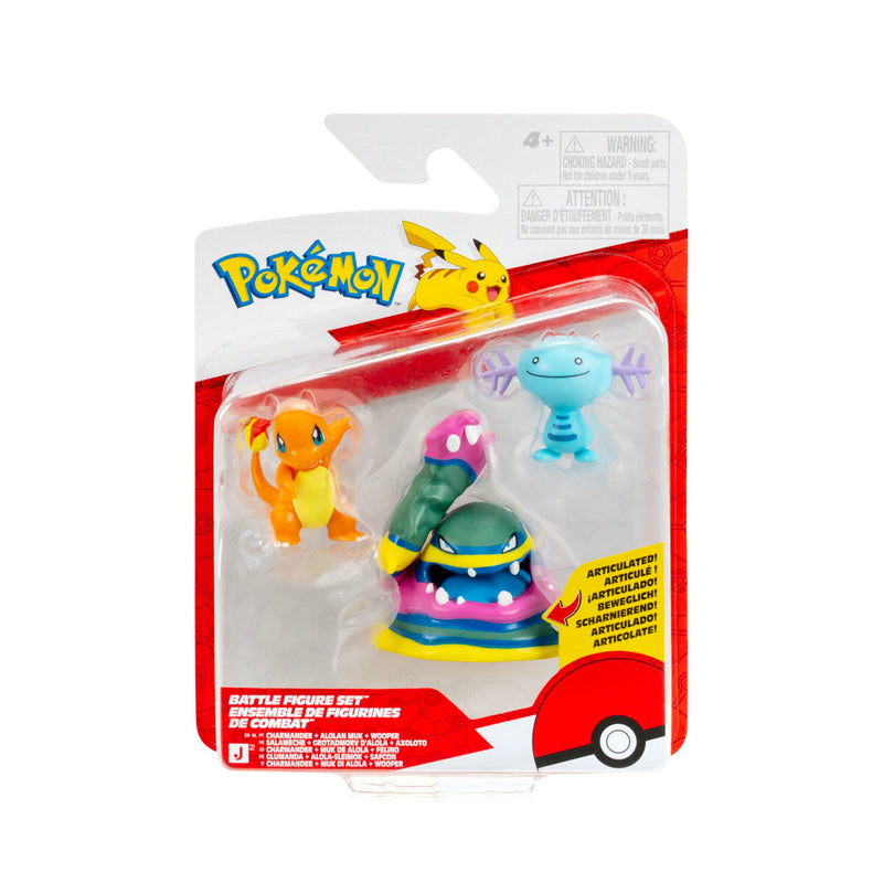Pokemon Battle Figure 3 Pack W29