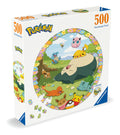 Pokemon Circular 500 Piece Jigsaw Puzzle