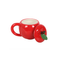 Apple Shaped Lidded Mug