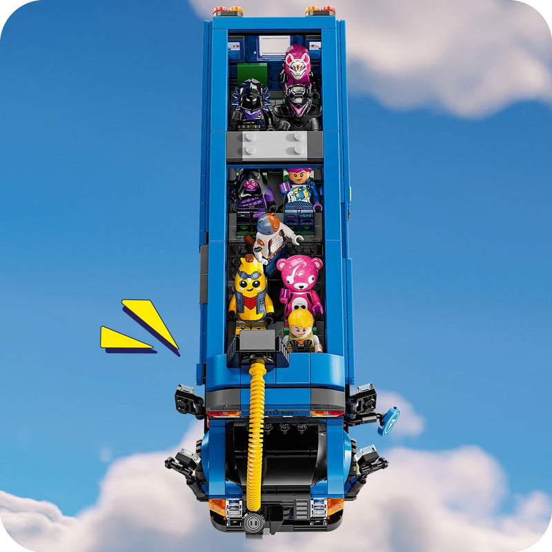 Lego Fortnite 77073 Battle Bus Video Game Playset for Ages 10 and Up, packaging shot