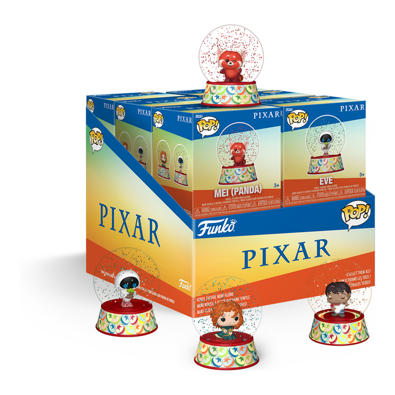 Glitter Snow Globes - Pixar - 12 Pieces in PDQ