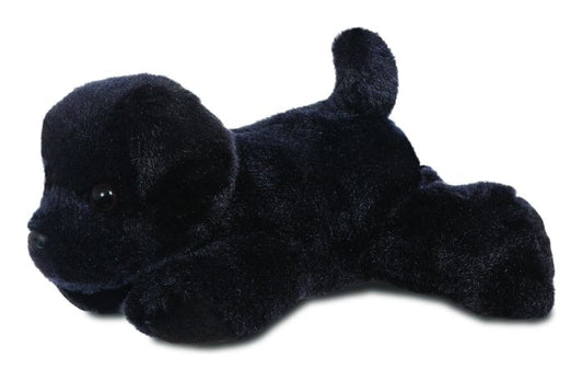 Mini Flopsies Blackie Black Labrador 8"