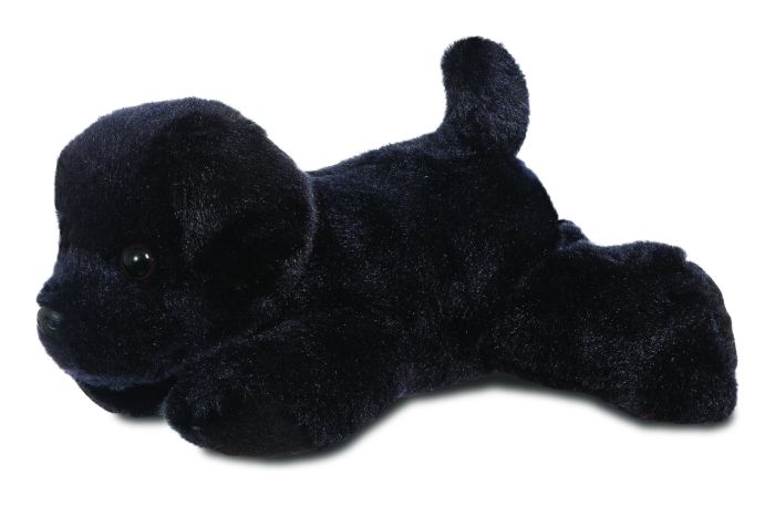 Mini Flopsies Blackie Black Labrador 8"