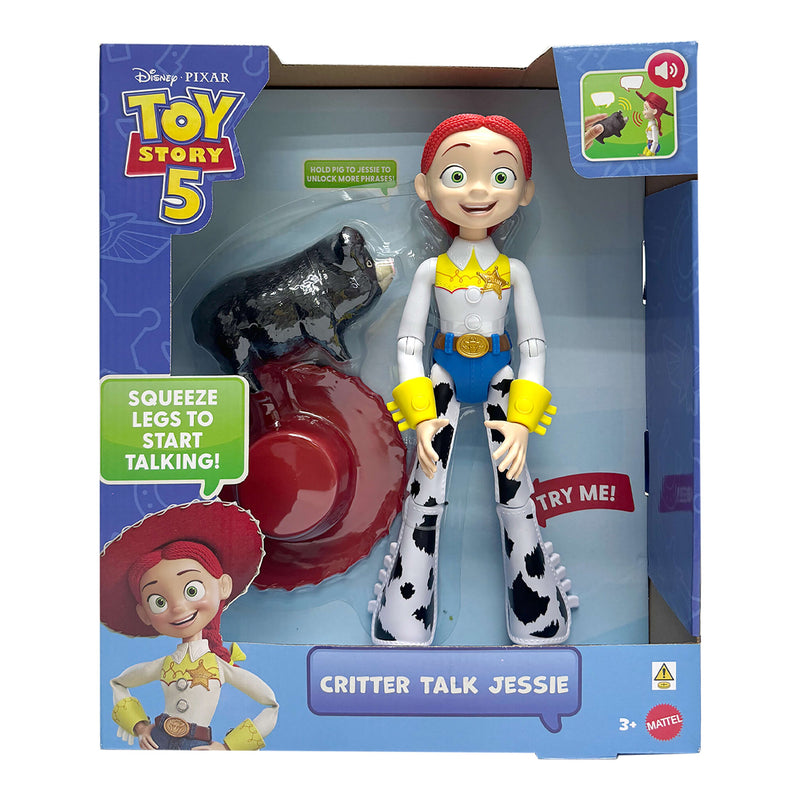 Disney and Pixar Toy Story 5 Critter Talk Jessie, 12" Action Figure