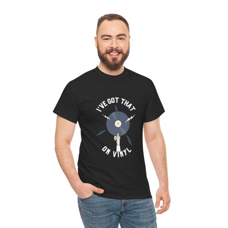 'I've Got That On Vinyl' T-Shirt, side angle