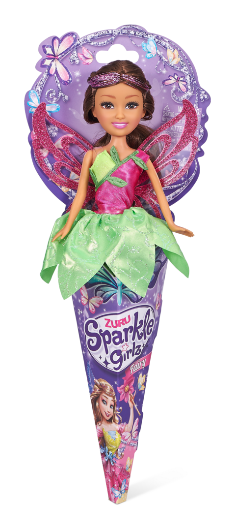 Sparkle Girlz Dolls Fairy Cone CDU, close-up detail