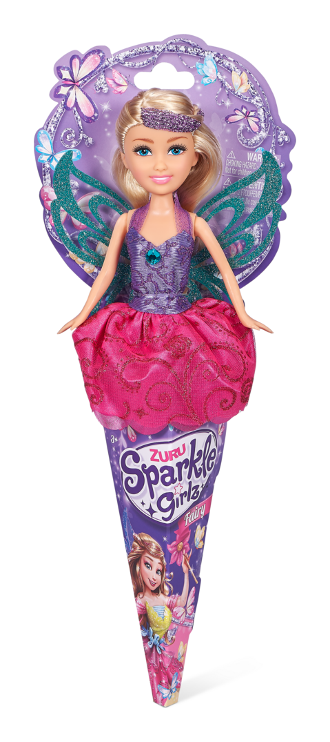 Sparkle Girlz Dolls Fairy Cone CDU, rear view