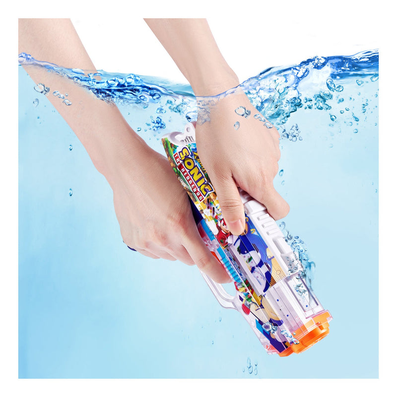 XSHOT Fast-Fill Skins Nano Sonic The Hedgehog Water Blaster