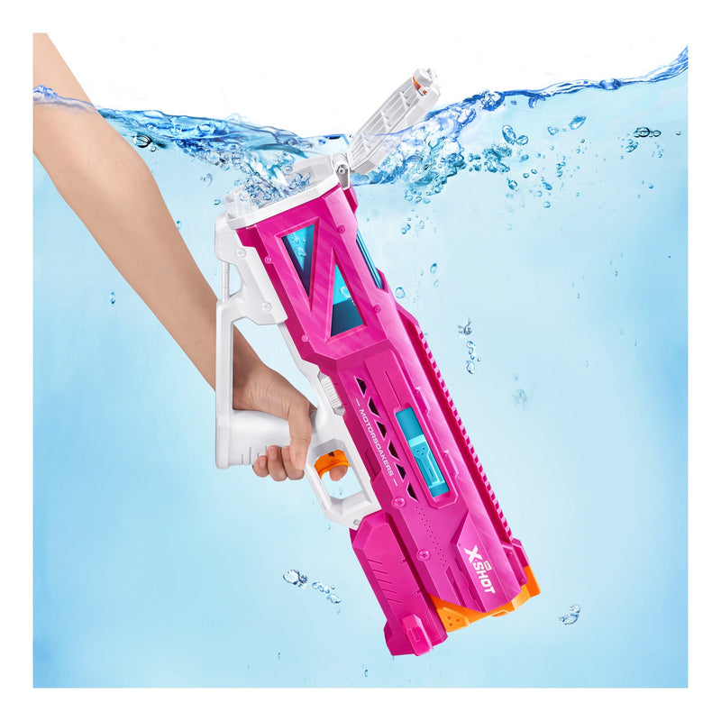 XSHOT Water Fast-Fill Small S1 Motor Soaker - P, side angle
