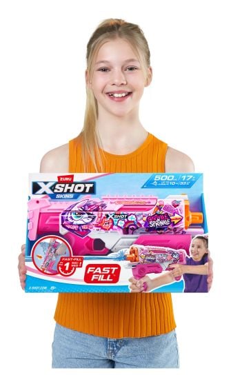 XShot Fast-Fill Skins Hyperload Unicorn Splash Water Blaster
