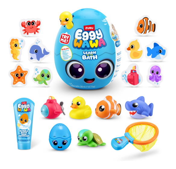 Eggywawa Surprise Egg with Bathtime Toy Fun