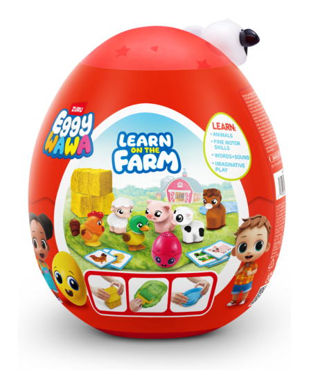 Eggywawa Surprise Egg with Farm Animal Toy Inside