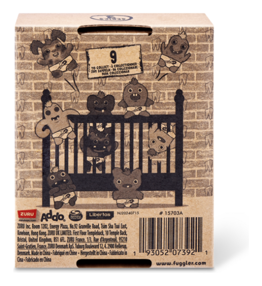 Fuggler 3.5" Plush Baby Fuggs