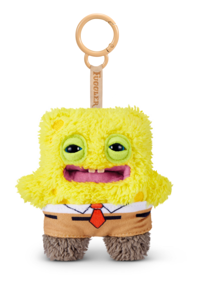 Fuggler SpongeBob 5-inch Licensed Keyring Assortment, packaging shot