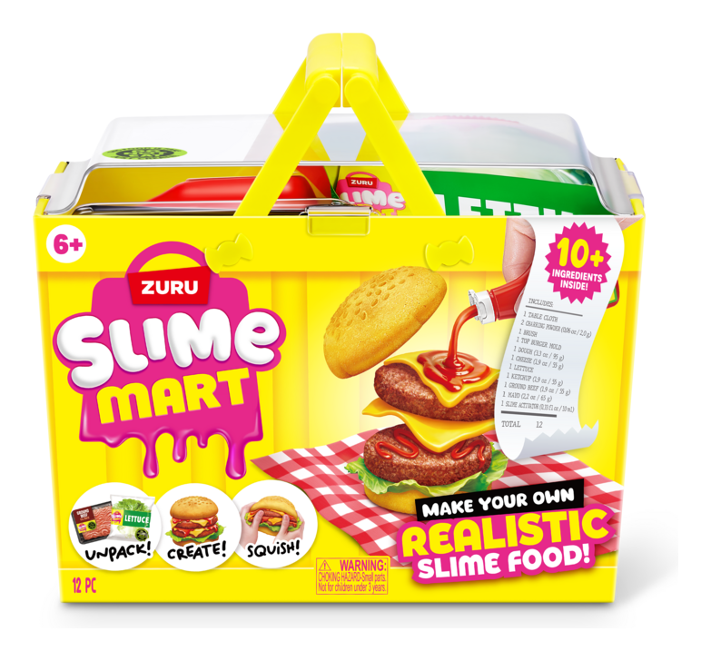 Slime Mart Small Shopping Basket S1 Fast Food, rear view
