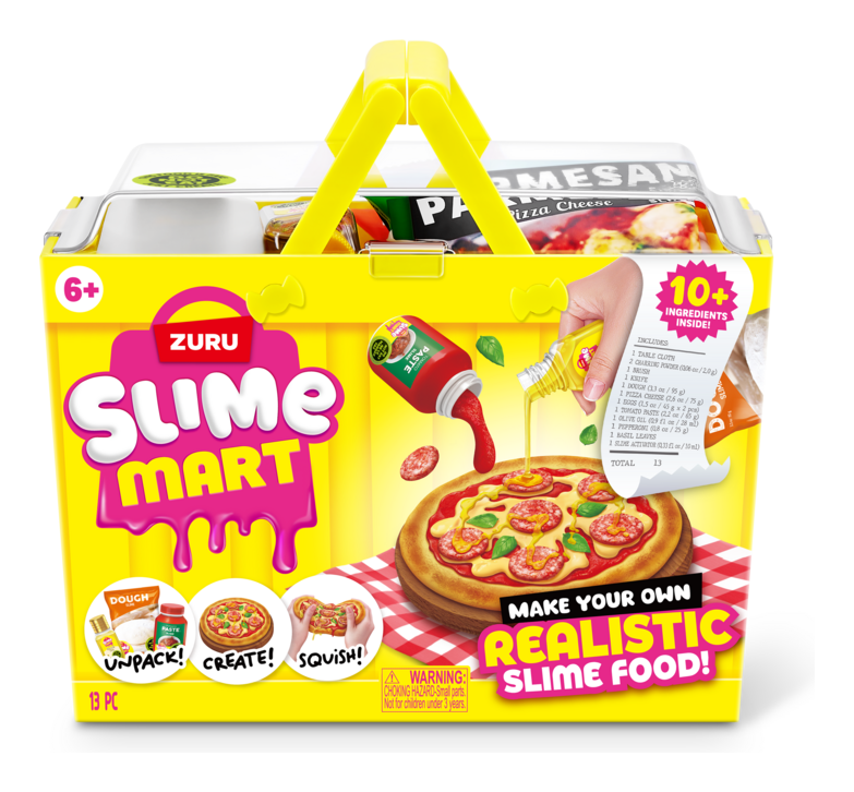 Slime Mart Small Shopping Basket S1 Fast Food, packaging shot