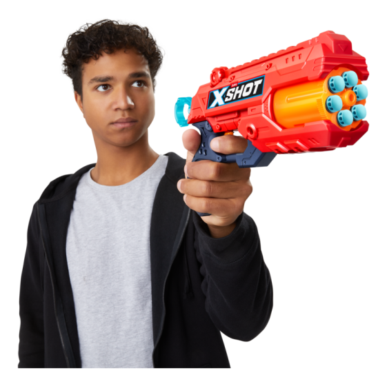 X-Shot Reflex Excel Blaster Toy with Foam Darts