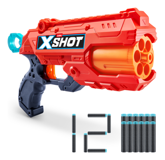 X-Shot Reflex Excel Blaster Toy with Foam Darts