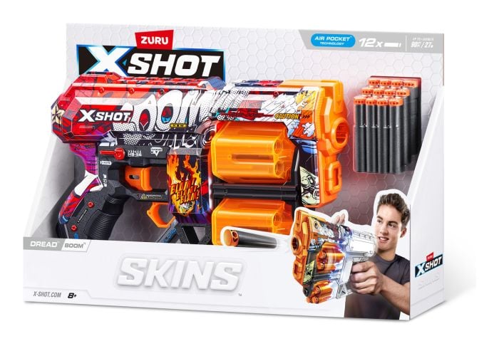 XShot Skins Dread Dart Blaster Boom (12 Darts)
