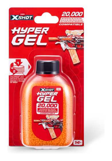 X-Shot Hyper Gel 20000pk Gellet Refill - Assorted Gellets