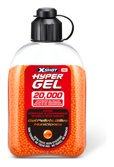 X-Shot Hyper Gel 20000pk Gellet Refill - Assorted Gellets