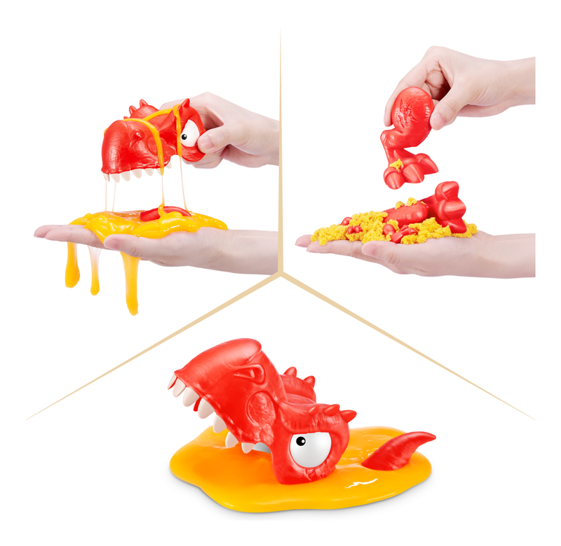 Smashers Dino Island Mini T-Rex Battle S1 Assorted, showing reverse