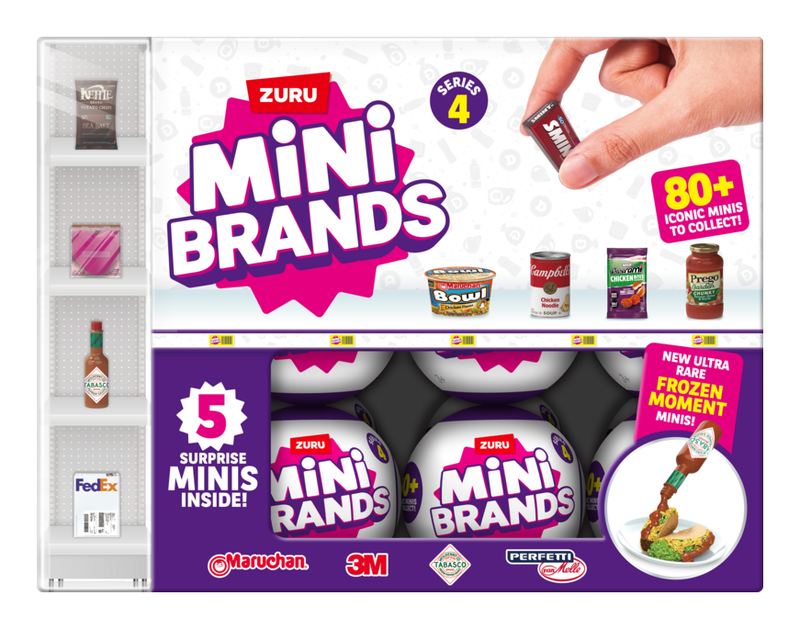 Mini Brands Grocery S4 Assorted, side angle