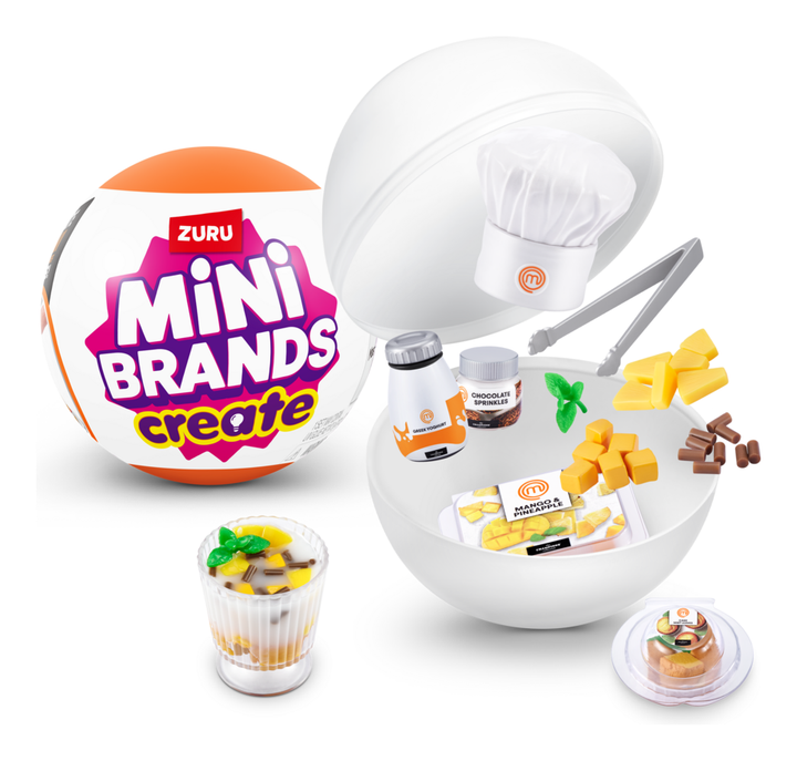 Mini Brands Masterchef S1 Capsule with Assorted Dishes