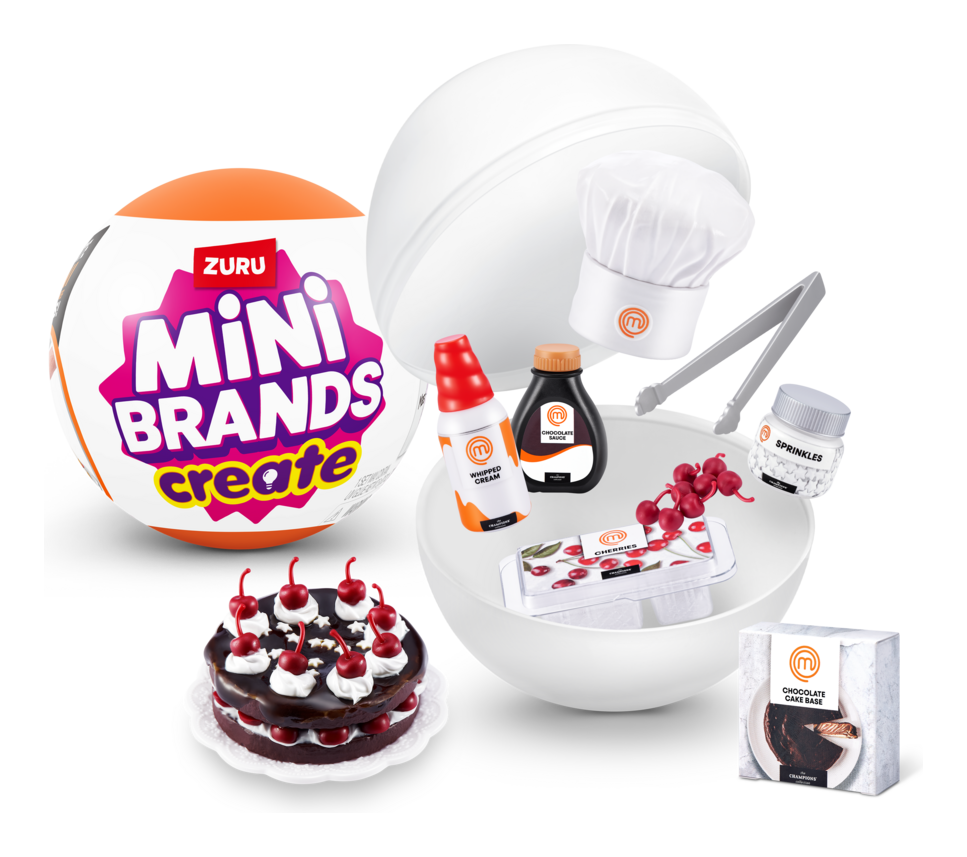 Mini Brands Masterchef S1 Capsule with Assorted Dishes