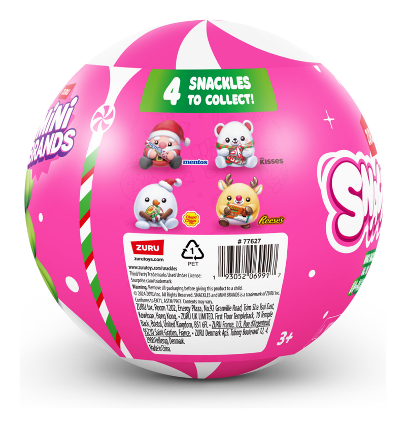 Snackles Christmas Series 1 Capsule 5, rear view