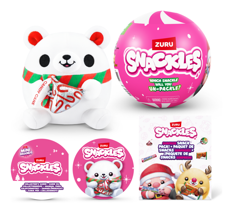 Snackles Christmas Series 1 Capsule 5, in display