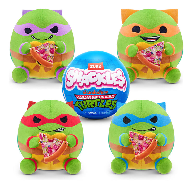 Snackles 5-Inch Plush Teenage Mutant Ninja Turtles Edition, alternate view