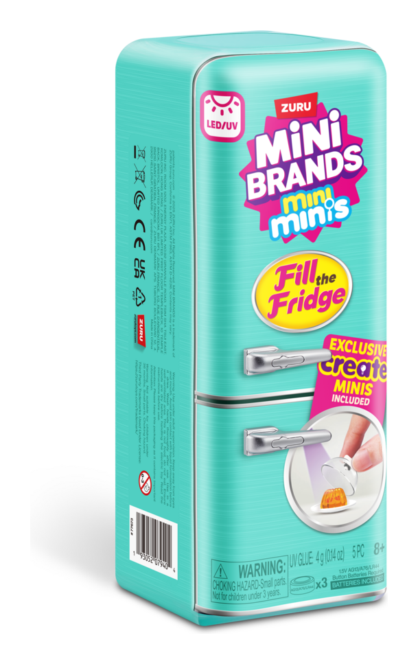 Mini Brands Fill The Fridge Playset S1, packaging shot