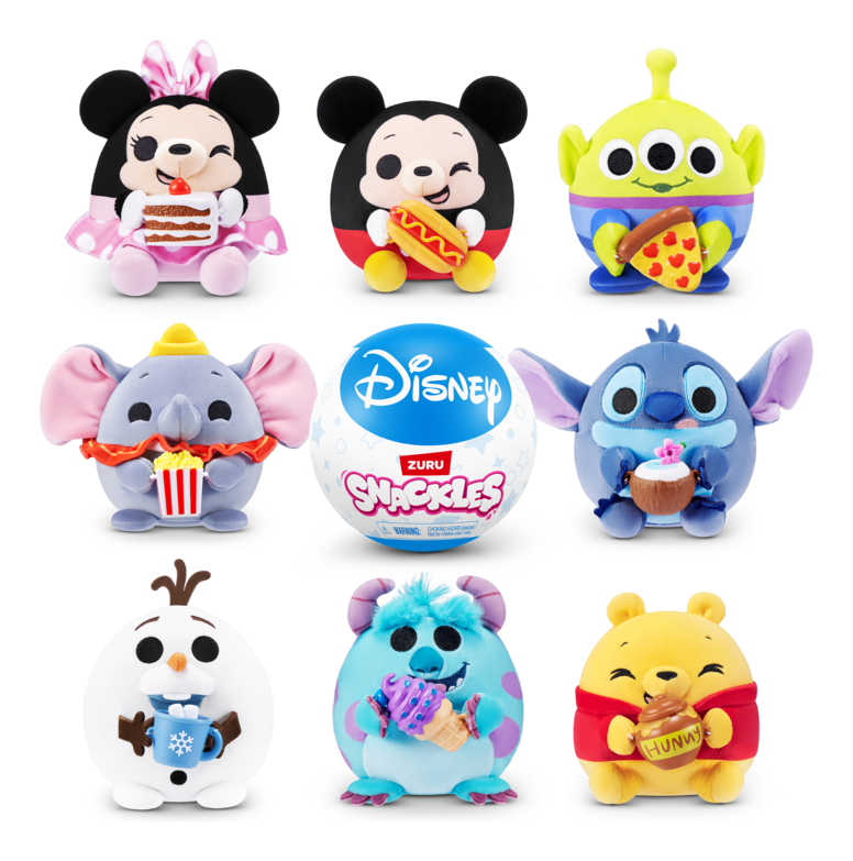 Snackles 5in Disney S1, size reference