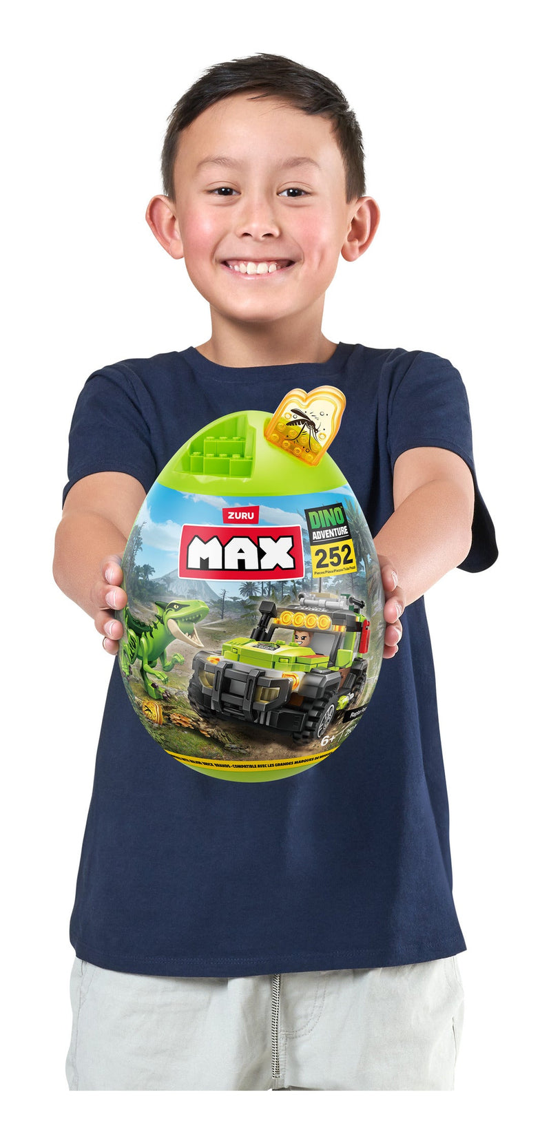Max Dino Adventure Raptor Force (252 Pieces), packaging shot