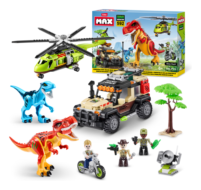 Max Build More Dino Adventure Series 1, rear view