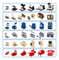 Max Premium Retro Building Bricks Collection, rear view