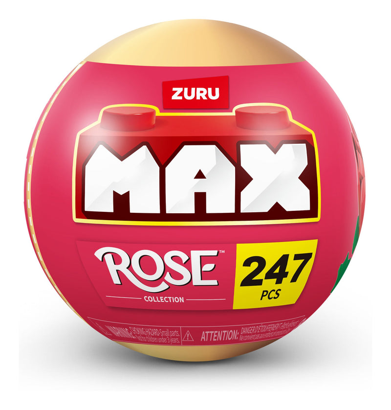 Max Premium Rose Building Bricks Collection, size reference