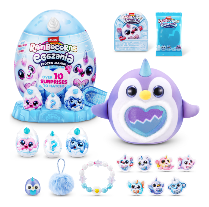 Rainbocorns Eggzania S1 Frozen Mania, in display