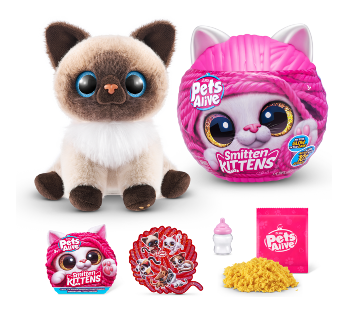 Pets Alive Smitten Kittens Series 1 Assorted, showing reverse